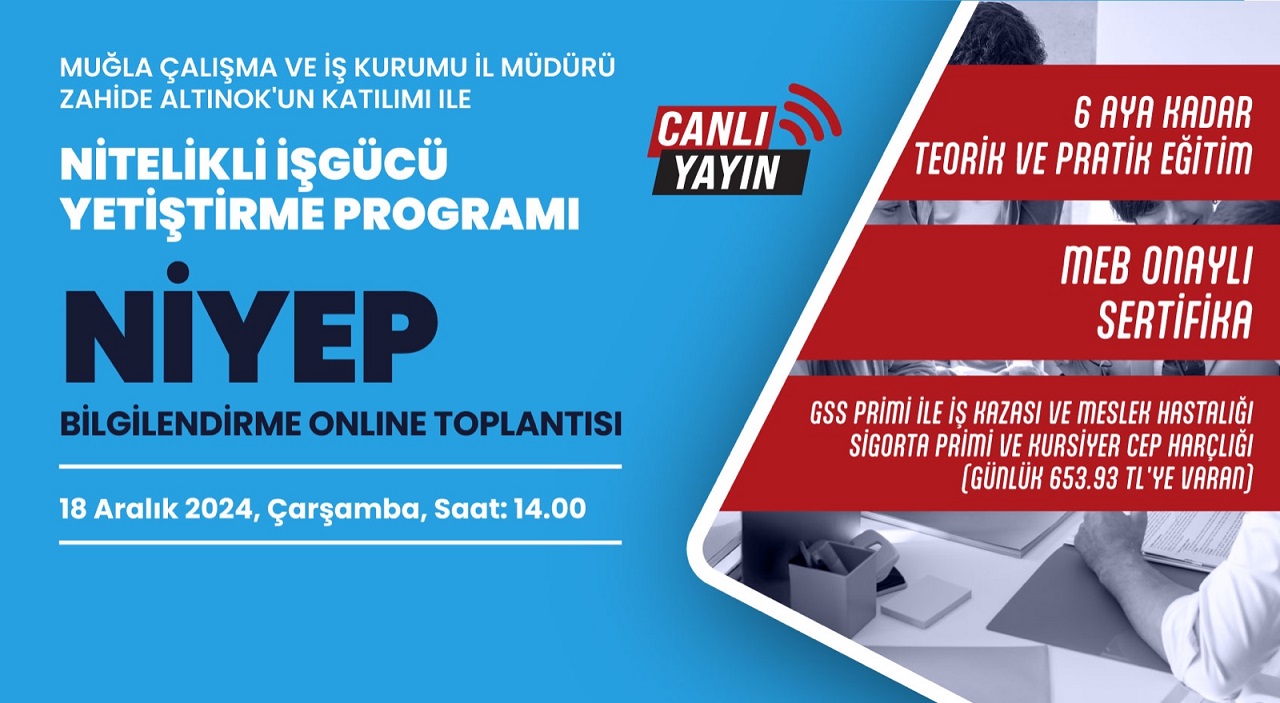 NİYEP ONLINE BİLGİLENDİRME TOPLANTISI