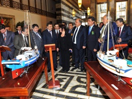 Bodrum Model Tekne Müzesi TBMM Şeref Salonu’nda sergilendi