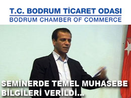 Seminerde Temel Muhasebe Bilgileri Verildi