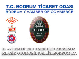 19-22 Mayıs 2011 tarihleri arasında Klasik Otomobil Rallisi Bodrum’da