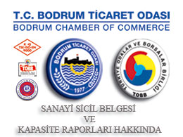 Sanayi Sicil Belgesi ve Kapasite Raporları Hakkında