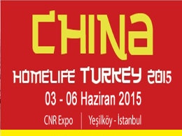 CHINA HOMELIFE TURKEY 2015 FUARI