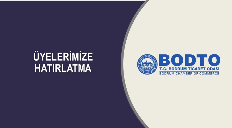 ÜYELERİMİZE HATIRLATMA
