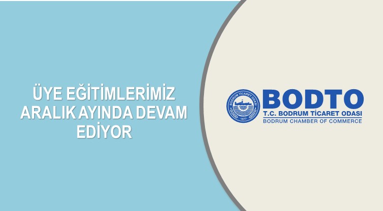 ÜYE EĞİTİMLERİMİZ ARALIK AYINDA DEVAM EDİYOR