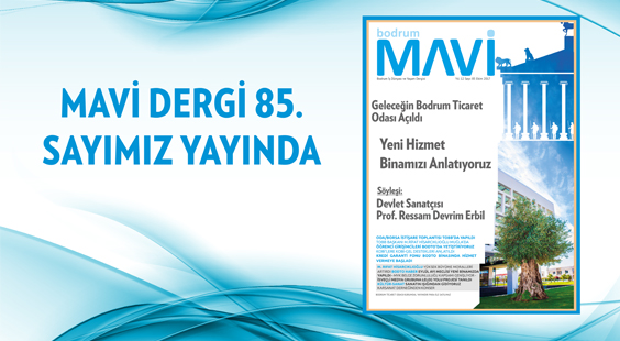 MAVİ DERGİ 85. SAYISI YAYINDA