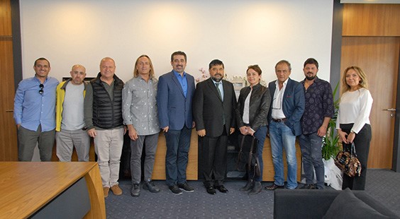 ODAMIZA ZİYARETLER DEVAM EDİYOR