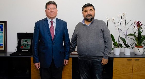 AKYAKA ESKİ BELEDİYE BAŞKANI ZİYARETİ