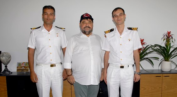 SAHİL GÜVENLİK KOMUTANINI AĞIRLADIK