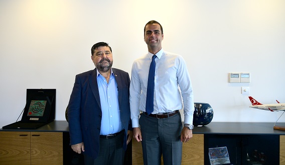 TAV HAVALİMANLARI YÖNETİCİSİNDEN ZİYARET