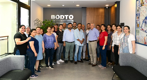 BODTO YÖNETİMİ ÇALIŞANLARLA BAYRAMLAŞTI
