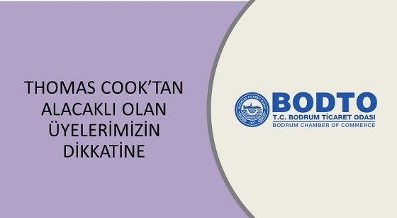 THOMAS COOK’TAN ALACAKLI OLAN ÜYELERİMİZİN DİKKATİNE