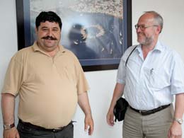 Danimaralı gazeteci odamızı ziyaret etti