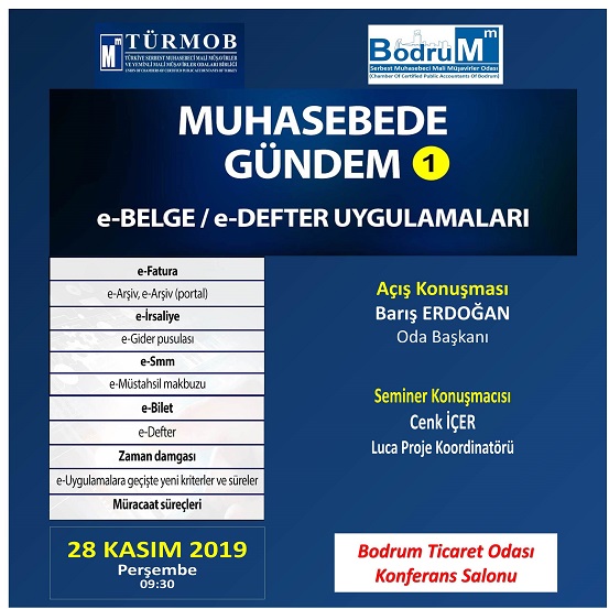 e-BELGE / e- DEFTER UYGULAMALARI