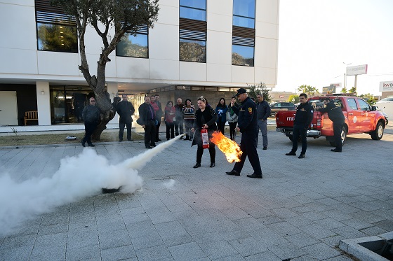 BODTO’DA UYGULAMALI YANGIN TATBİKATI GERÇEKLEŞTİ