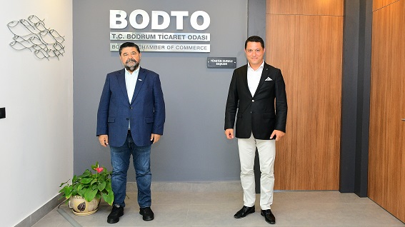 ZİRAAT BANKASI HALİKARNAS ŞUBE MÜDÜRÜNDEN VEDA ZİYARETİ