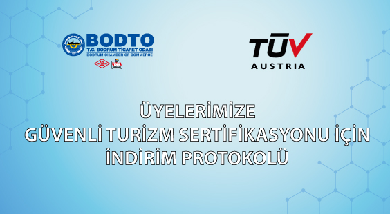 ÜYELERİMİZE GÜVENLİ TURİZM SERTİFİKASYONU İÇİN İNDİRİM