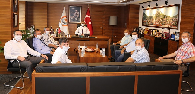 MUĞLA ODA BORSA BAŞKANLARI İLE İSTİŞAREDE BULUNDUK