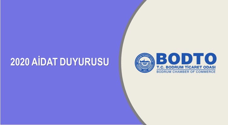 2020 AİDAT DUYURUSU