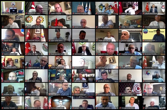 ONLINE EGE BÖLGE TOPLANTISINA KATILDIK