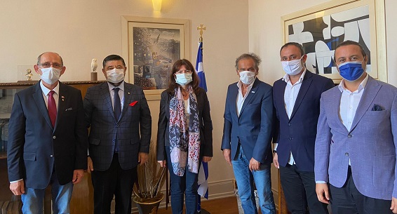 BODTO’DAN YUNANİSTAN İZMİR BAŞKONSOLOSUNA ZİYARET