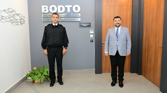 SAHİL GÜVENLİK KOMUTANINI AĞIRLADIK