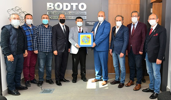 VERGİ DAİRESİ YÖNETİCİLERİNDEN BODTO ZİYARETİ