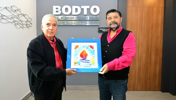 GAZETECİ YAZAR YAVUZ DONAT’TAN ODAMIZA ZİYARET