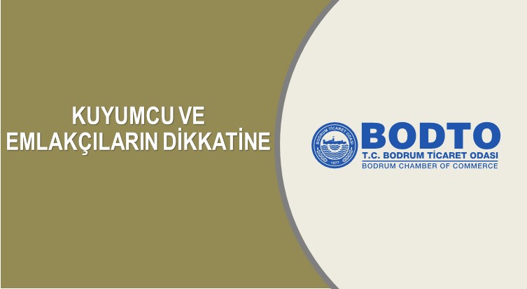 KUYUMCU VE EMLAKÇILARIN DİKKATİNE