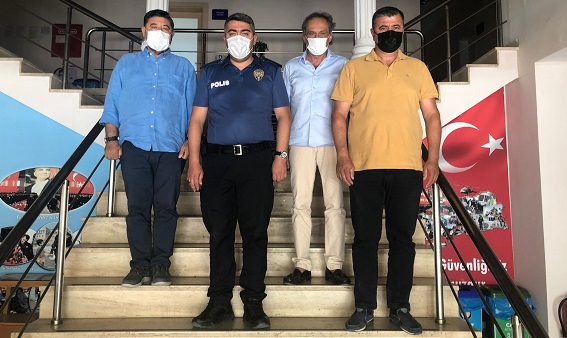 BODTO HEYETİNDEN İLÇE EMNİYET MÜDÜRÜNE ZİYARET