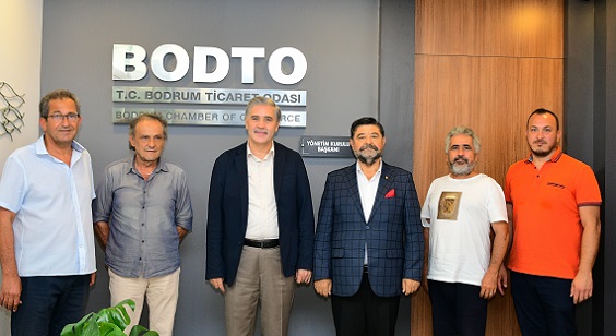 BODRUM KAYMAKAMINDAN VEDA ZİYARETİ