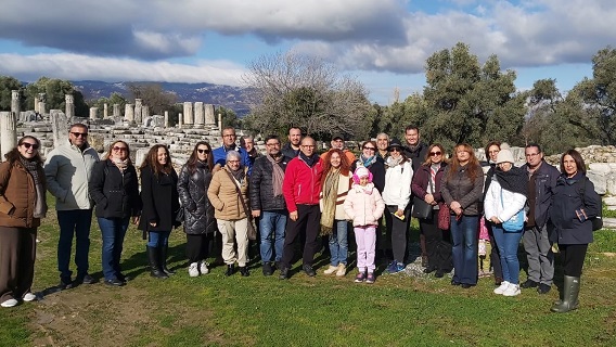 BODTO MECLİSİ LAGINA ANTİK KENTİNİ GEZDİ