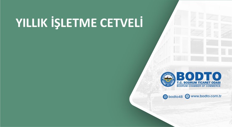 YILLIK İŞLETME CETVELİ