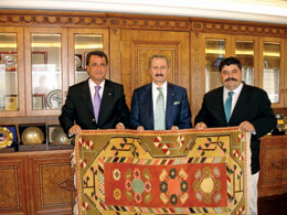 Sanayi ve ticaret bakanı ziyaret edildi