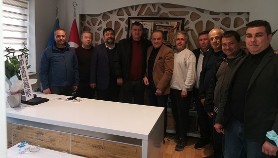 BODTO HEYETİNDEN ŞOFÖRLER ODASINA TEBRİK ZİYARETİ