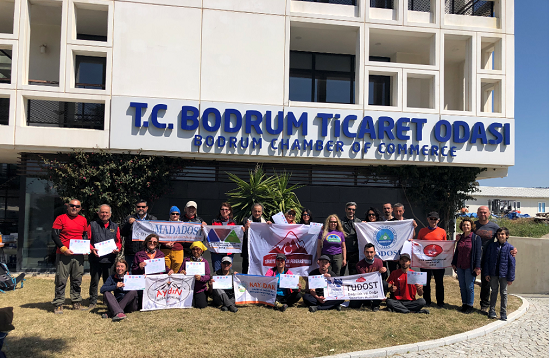 LELEG YOLU PROFESYONEL DAĞCILARI AĞIRLADI