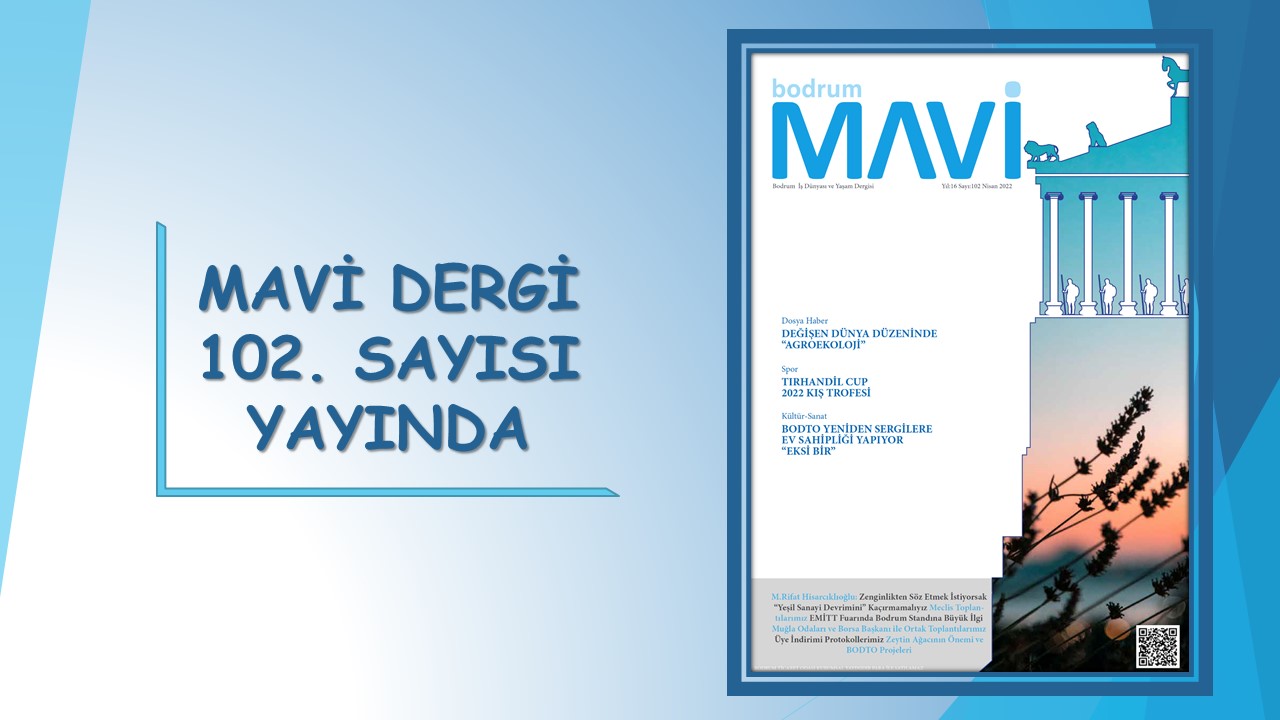 MAVİ DERGİ 102. SAYISI YAYINDA