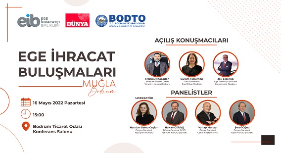 BODTO EGE İHRACAT BULUŞMALARINA EV SAHİPLİĞİ YAPACAK