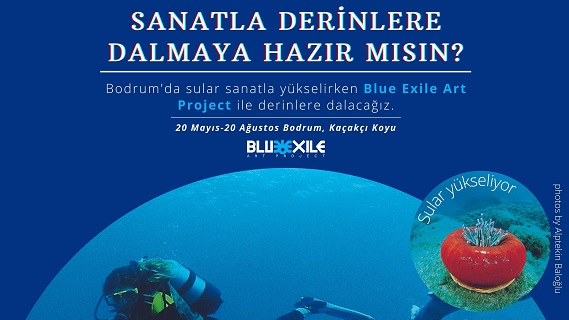 BODRUM’DA SUALTI SANATLA BULUŞUYOR