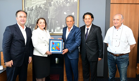 ULUSKON BAŞKANI İLE TİCARETİ GÜNDEME ALDIK