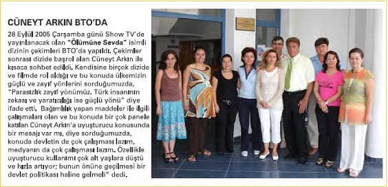 RAHMETLİ CÜNEYT ARKIN’I ODAMIZDAKİ ANISI İLE SAYGIYLA ANIYORUZ…