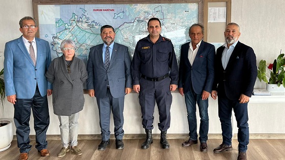 İLÇE JANDARMA KOMUTANINI ZİYARET ETTİK