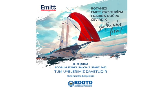 BODTO BAŞKANI TURİZMCİLERİ BODRUM STANDINA DAVET EDİYOR