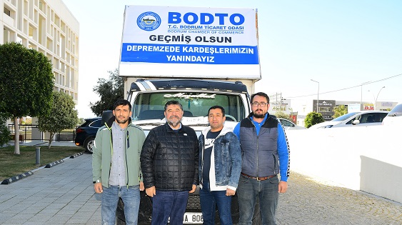 BODTO ÜYELERİ DEPREMZEDELER İÇİN DUYARLILIK GÖSTERİYOR