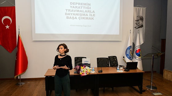 TRAVMAYLA BAŞA ÇIKMAK KONULU SÖYLEŞİ YAPILDI