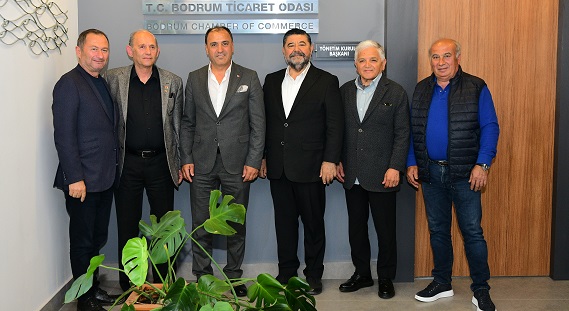 MUSTAFA SARUHAN’I AĞIRLADIK