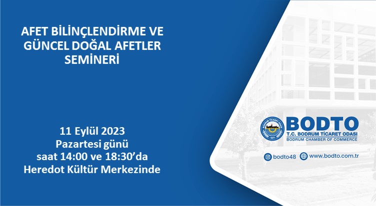 AFET BİLİNÇLENDİRME VE GÜNCEL DOĞAL AFETLER SEMİNERİ