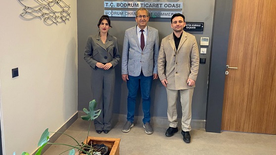 ÜYE ZİYARETİNDE TİCARET KONUŞULDU