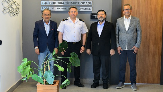 İLÇE JANDARMA KOMUTANI İLE GÖRÜŞTÜK