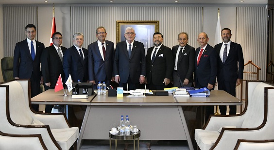 BODTO HEYETİ GENEL BAŞKAN MÜSAVAT DERVİŞOĞLU İLE GÖRÜŞTÜ