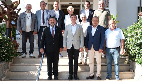 BODTO HEYETİNDEN BAŞKAN MANDALİNCİ’YE NEZAKET ZİYARETİ